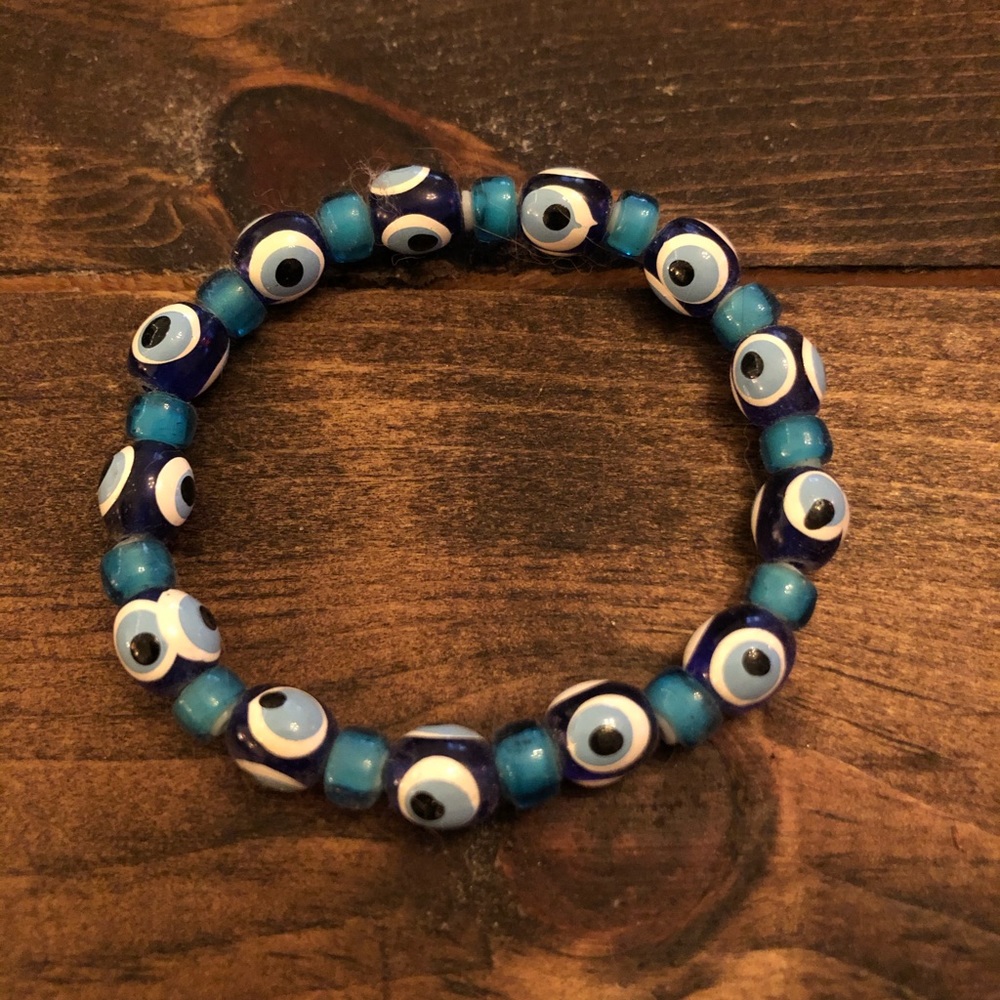 Evil Eye Bracelet, elastic